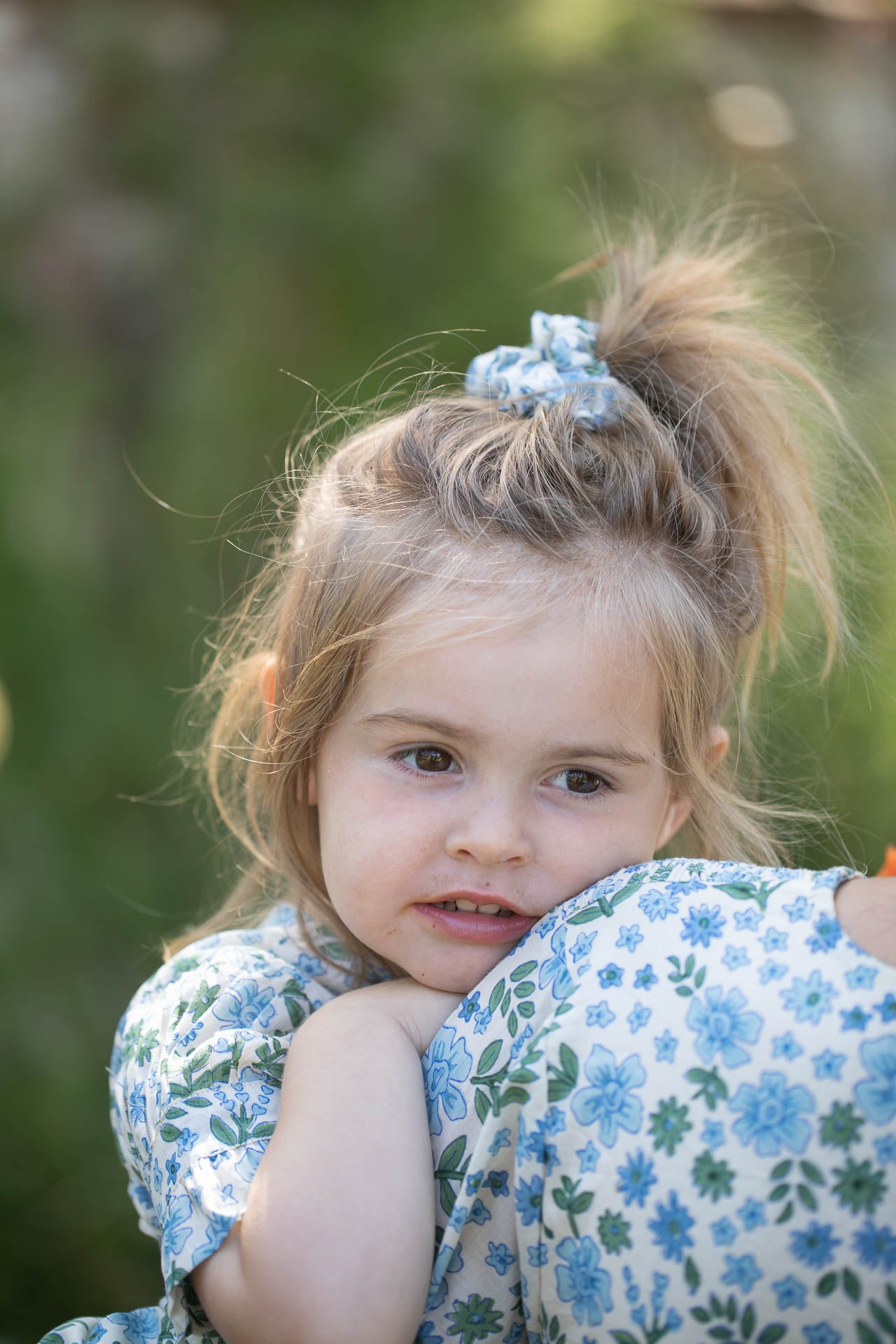 Mini Periwinkle Dress and Scrunchie