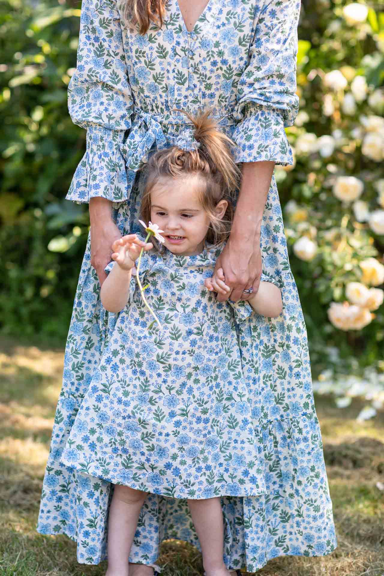 Mini Periwinkle Dress and Scrunchie