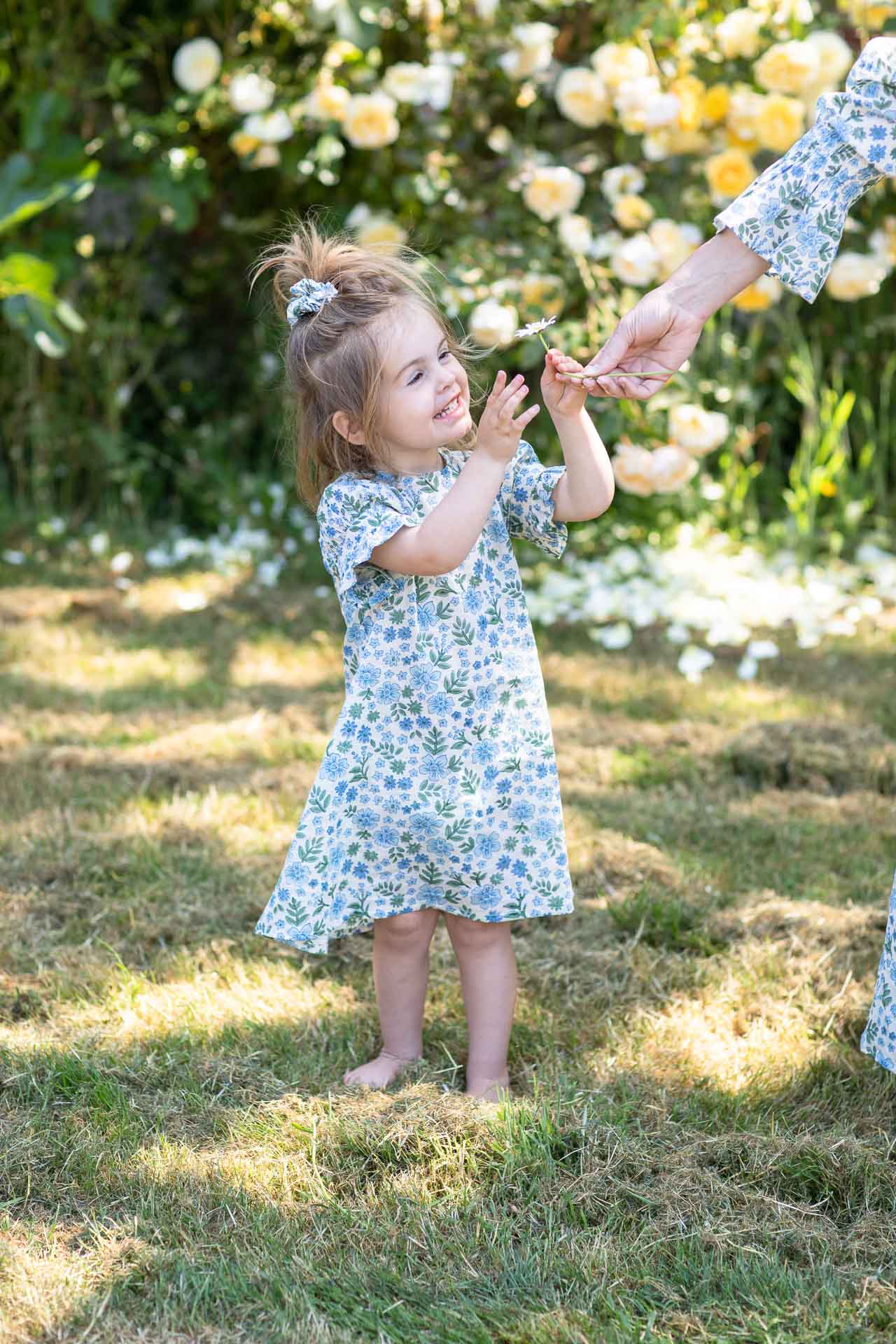 Mini Periwinkle Dress and Scrunchie