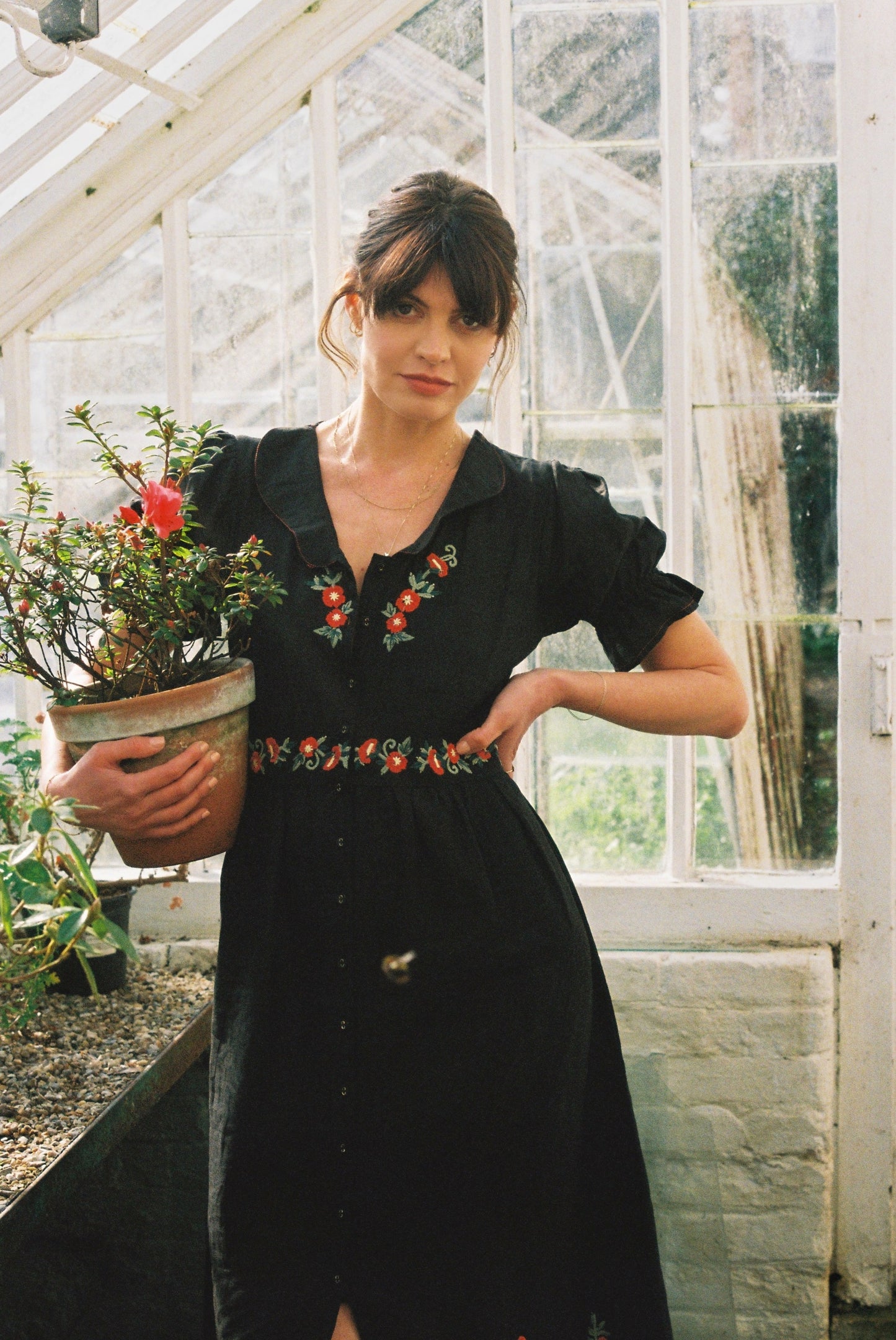 Rosea Hollyhock Dress