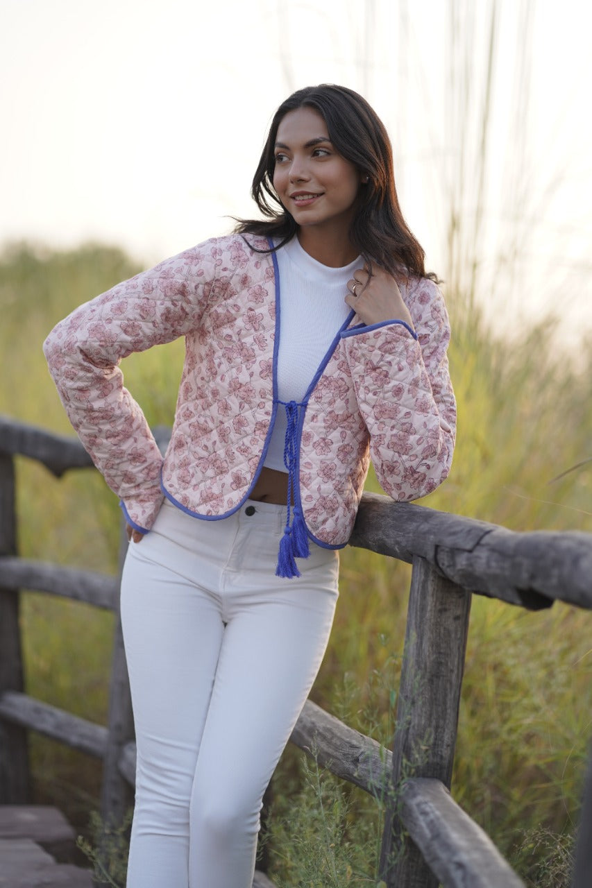 Reversible Delphinium Jacket