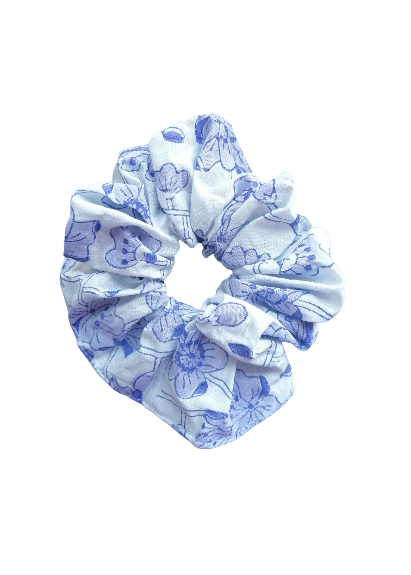 Delphinium Scrunchie