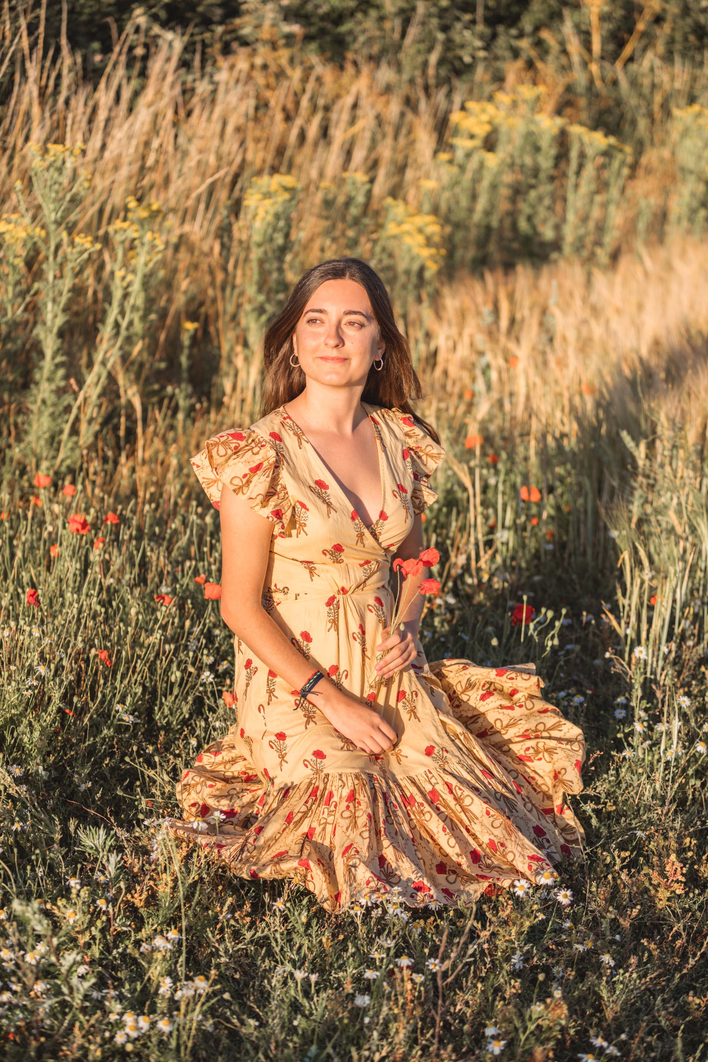 Avebury Poppy Wrap Dress