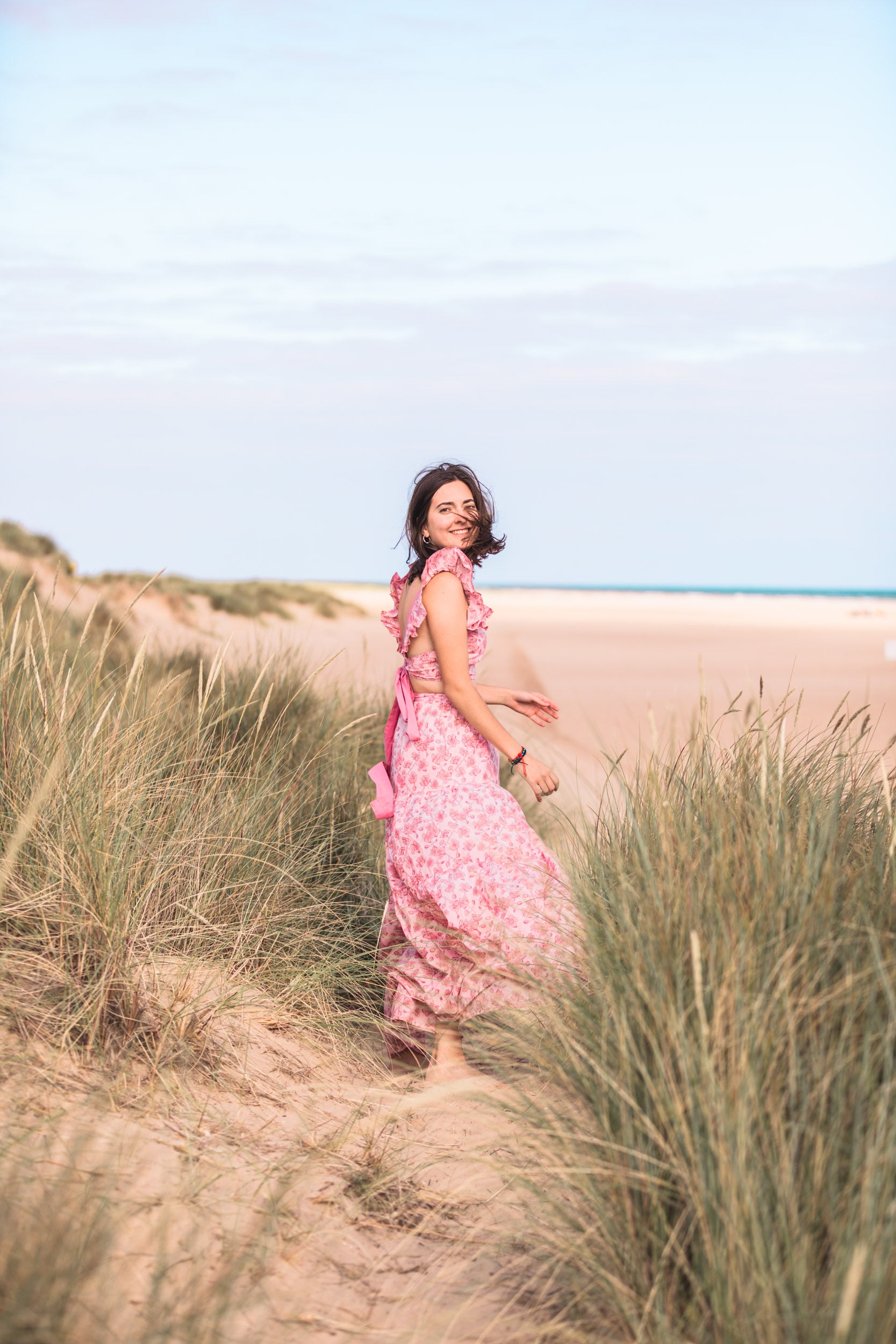 Sakura Blossom Tiered Maxi Skirt