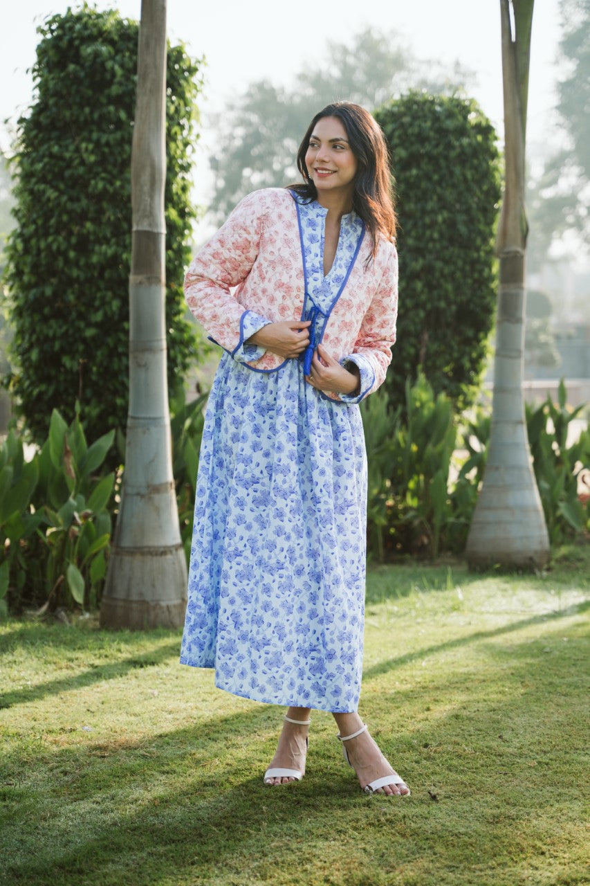 Reversible Delphinium Jacket