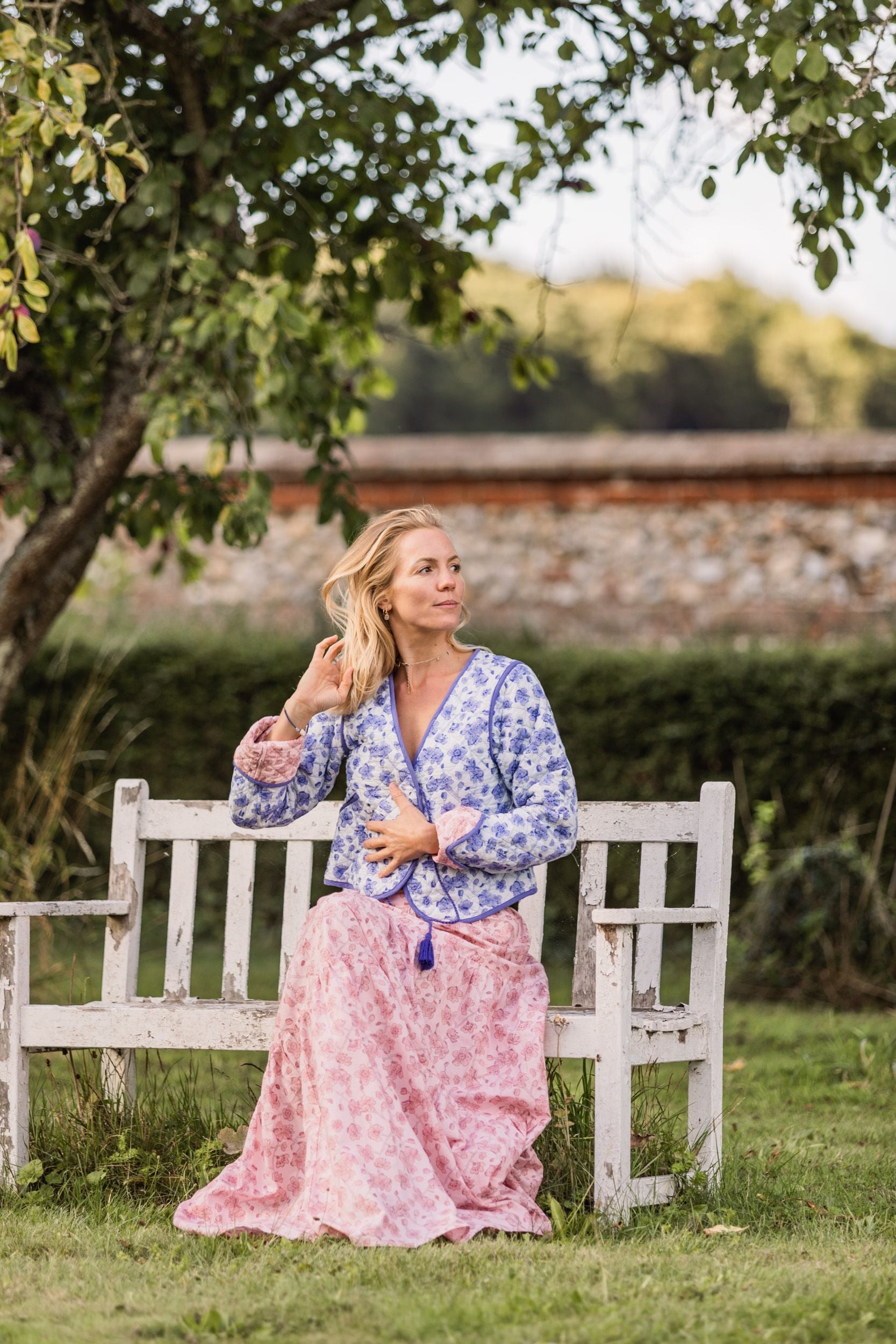 Reversible Delphinium Jacket