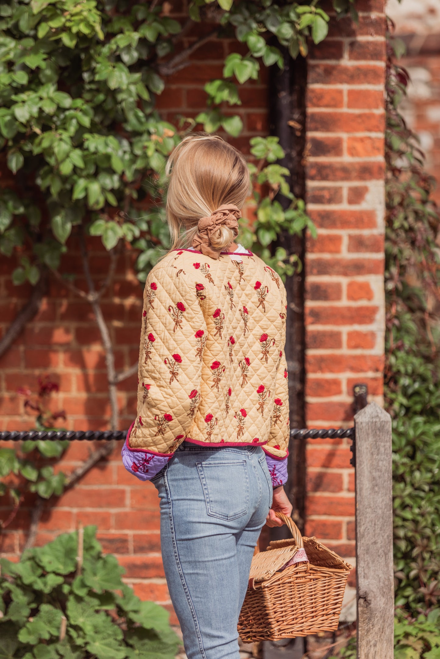 Reversible Plum Poppy Jacket