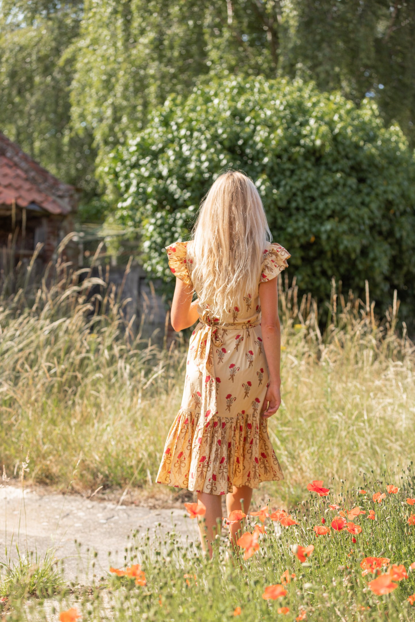 Avebury Poppy Wrap Dress