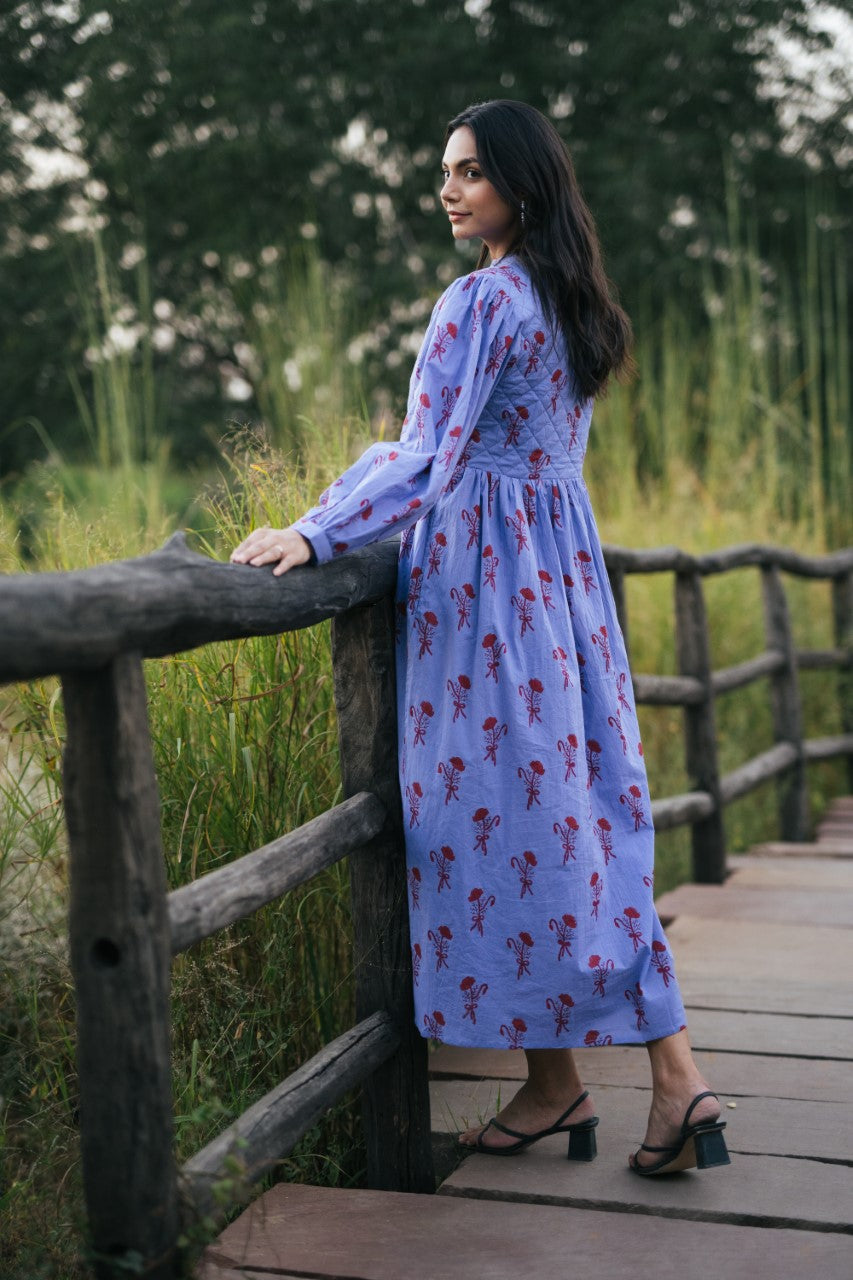 Plum Poppy Dress